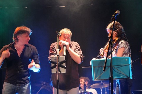 l'harmonica entre chanteur et violoniste harmoniciste